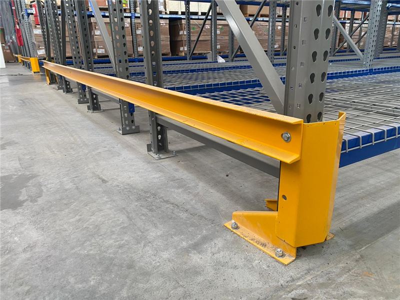 Protector barandal para racks